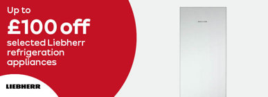 Up to £100 off selected Liebherr refrigeration appliances