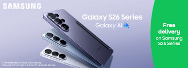 Galaxy S26 Series Free delivery on Samsung S26 Series