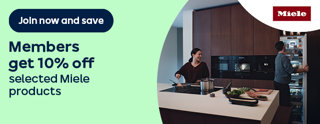 Members get 10% off selected Miele products
