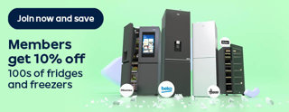 Members get 10% off 100s of fridges and freezers Join now and save