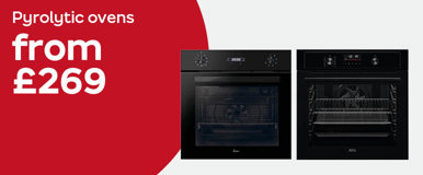 Pyrolytic ovens from £269