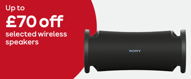 Up to £70 off selected wireless speakers
