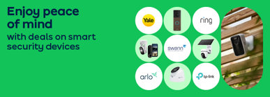 Enjoy peace of mind with deals on smart security devices