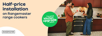 Half-Price installation on Rangemaster range cookers