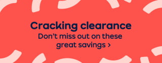 Cracking clearance. Don't miss out on these great savings