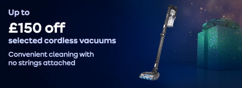Up to £150 off selected cordless vacuums. Convenient cleaning with no strings attached. 