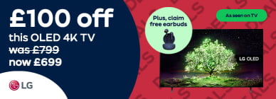 £100 off this LG OLED 4K TV