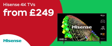 Hisense 4K TVs from £249