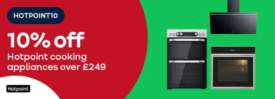 10% off Hotpoint cooking appliances over £249
