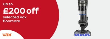 Up to £200 off slected Vax floorcare