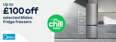 Up to £70 off selected Midea fridge freezers