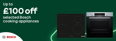 Up to £100 off selected Bosch cooking appliances