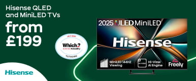 Hisense QLED and MiniLED TVs from £199