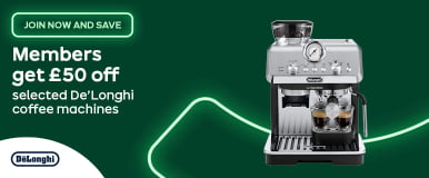 Join now and save Members get £50 off selected De&#39;Longhi coffee machines