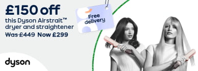 £150 off this Dyson AIrstrait dryer and straightener Was £449 Now £299