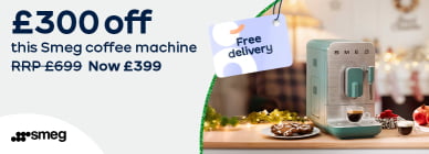 £300 off this Smeg coffee machine RRP £699 Now £399