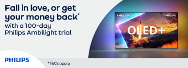 Fall in love or get your money back* with a 100-day Philips Ambilight trial *T&Cs apply