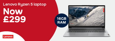 Lenovo Ryzen 5 laptop now £299