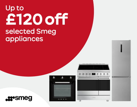 Up to £120 off selected Smeg appliances