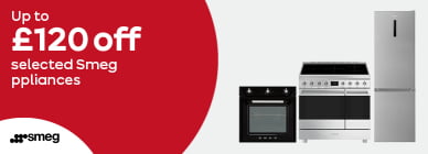 Up to £120 off selected Smeg appliances