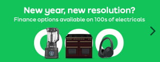 New year, new resolution? Finance options available on 100s of electricals