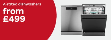 A-rated dishwashers from £499