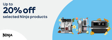 Up to 20% off selected Ninja products