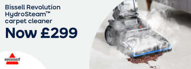 Bissell Revolution HydroSteam carpet cleaner Now £299