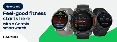 Feel good fitness starts here with a Garmin smartwatch