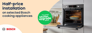 Half-price installation on selected Bosch cooking appliances